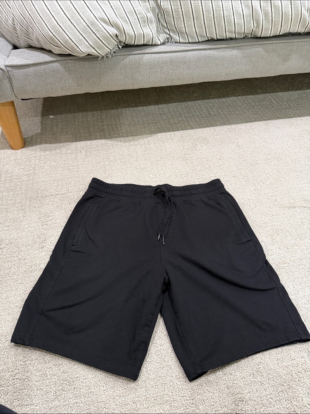 RSQ Black Athletic Drawstring Shorts